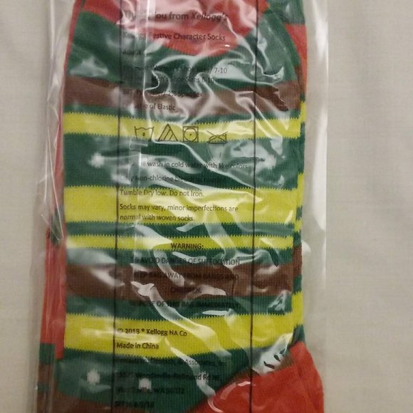 Rare Limited Edition Kellogg's Ernie Keebler Adult Socks, Unisex, NEW-Last ONE - Picture 2 of 5